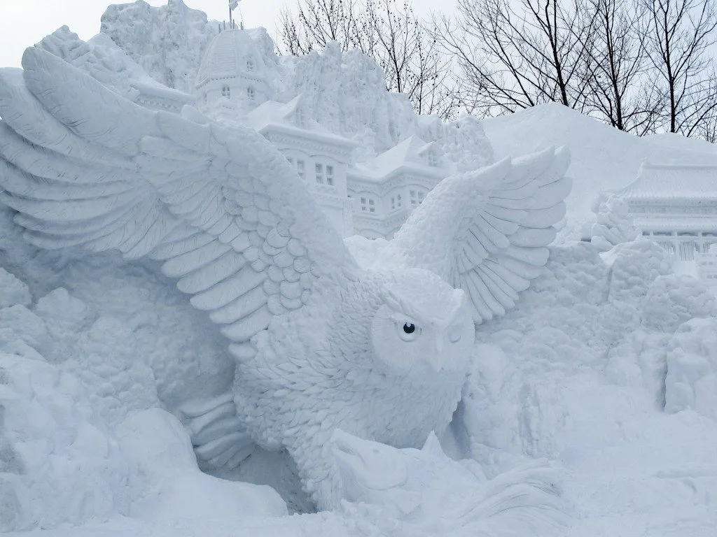 Sapporo Snow Festival, Odori site, Hokkaido, Japan.