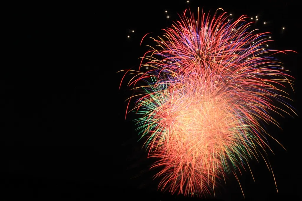 Final Bay Parade Fireworks, Nebuta Matsuri, Aomori, Japan