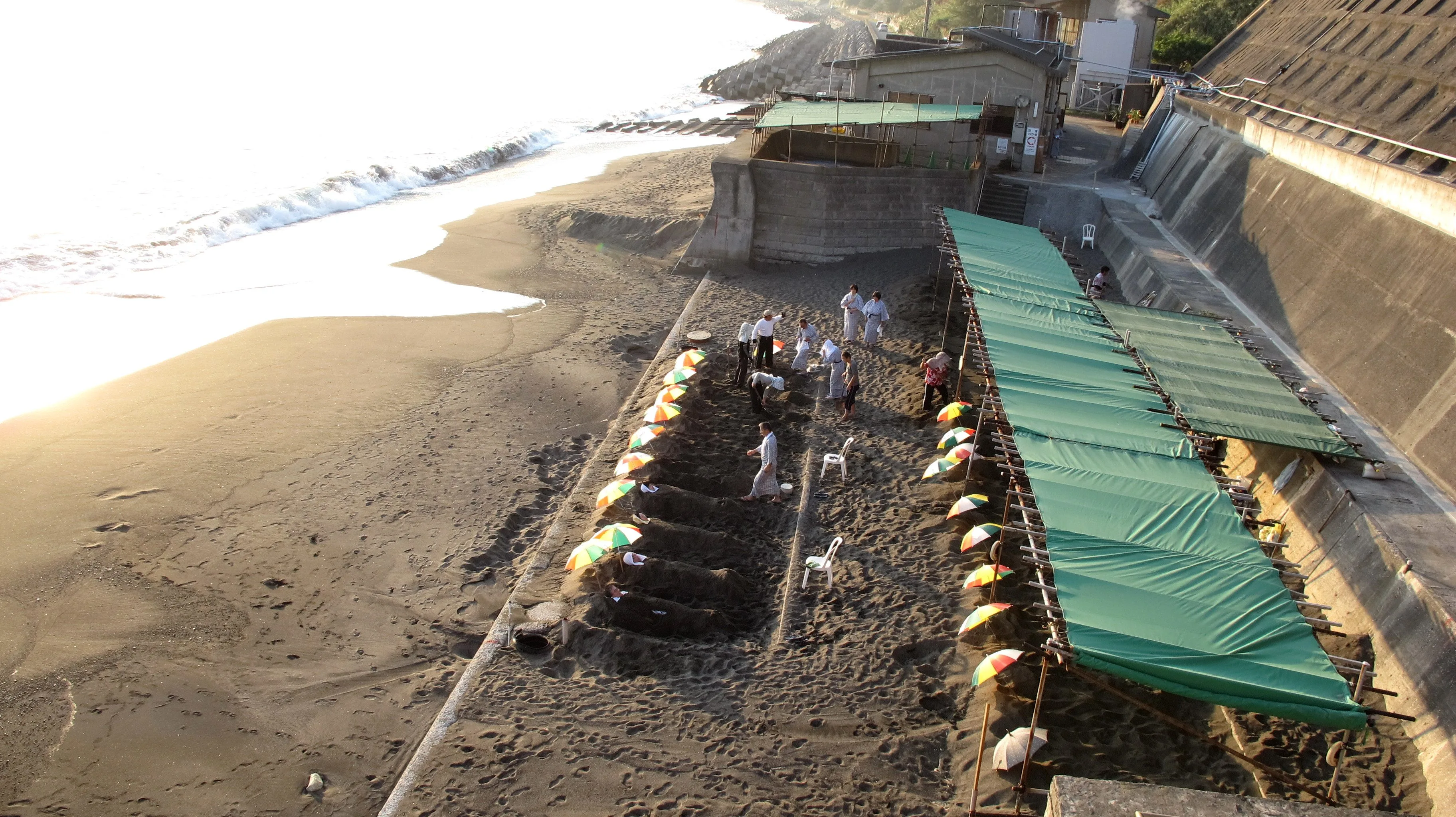 Ibusuki Sand Baths, Kyushu, Japan