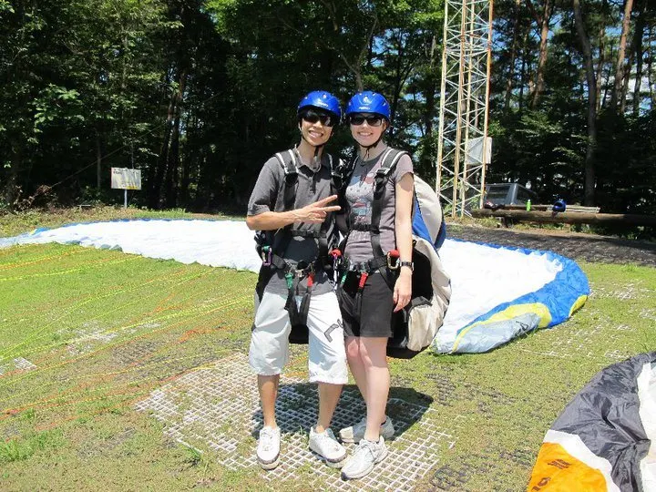 Paragliding Minakami, Gunma, Japan