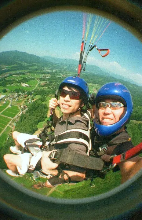 Paragliding Minakami, Gunma, Japan