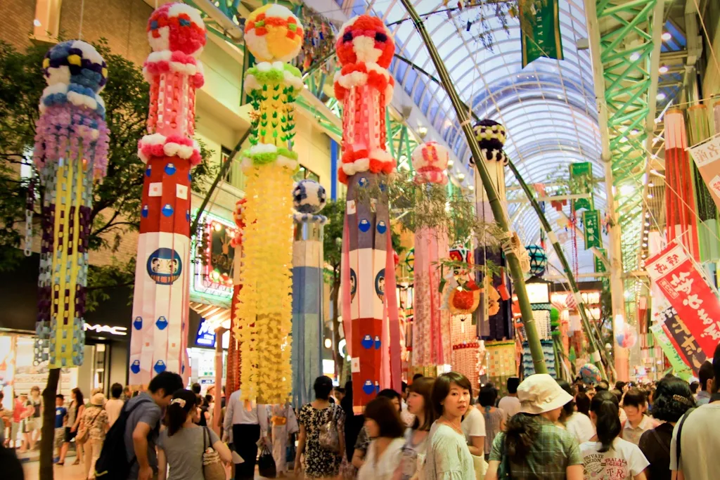 Tanabata Matsuri, Sendai, Japan
