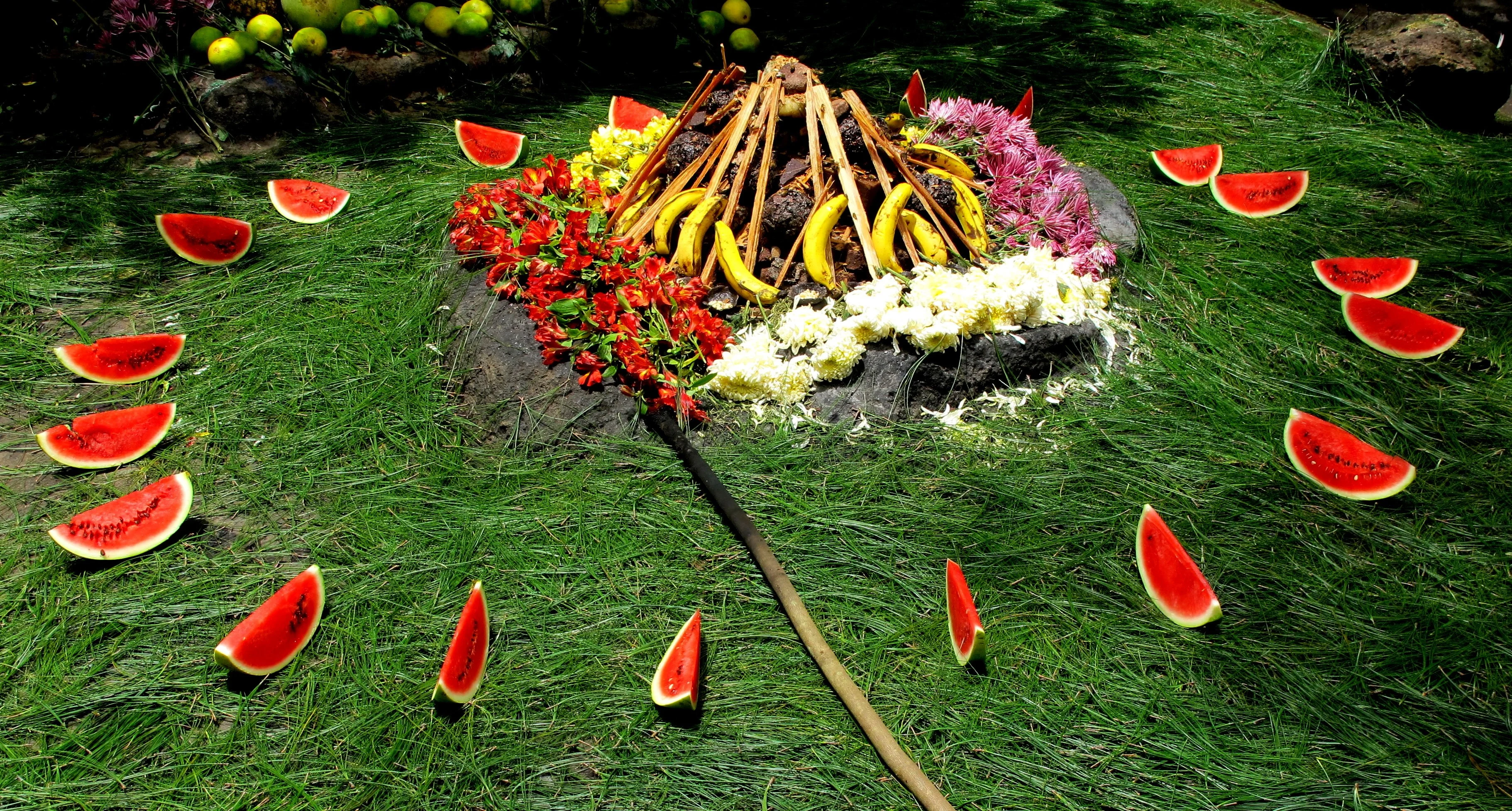 Mayan, summer solstice, ceremony, Guatemala, Maya, fruits