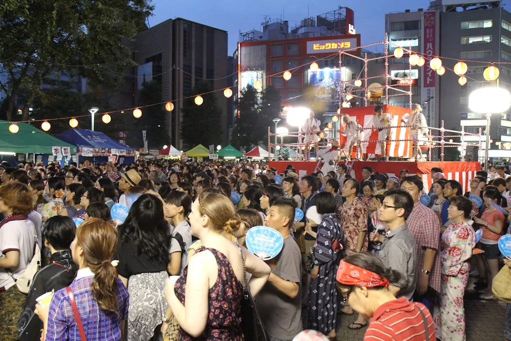 New Bon Odori, Ikebukuro, Tokyo, Japan