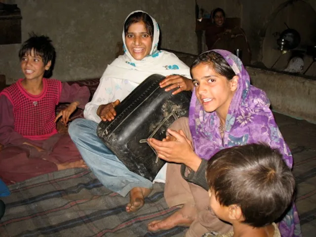 Gypsy Family, Himalayas, Kashmir, India