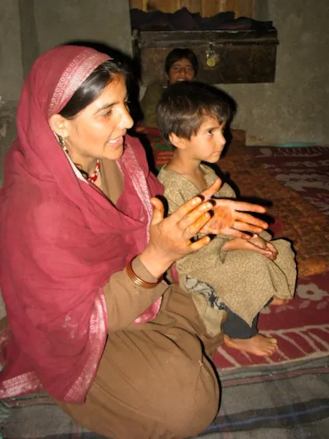 Gypsy Family, Himalayas, Kashmir, India