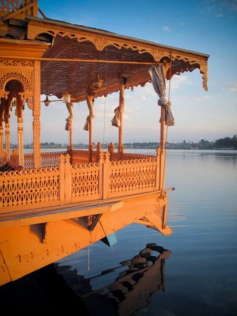 Houseboat, Nageen Lake, Srinagar, Kashmir, India