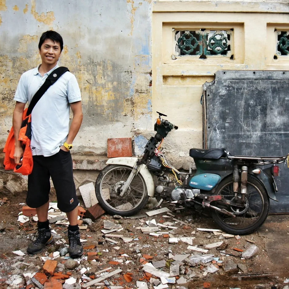 Hai's hometown, Tra Vinh, Vietnam