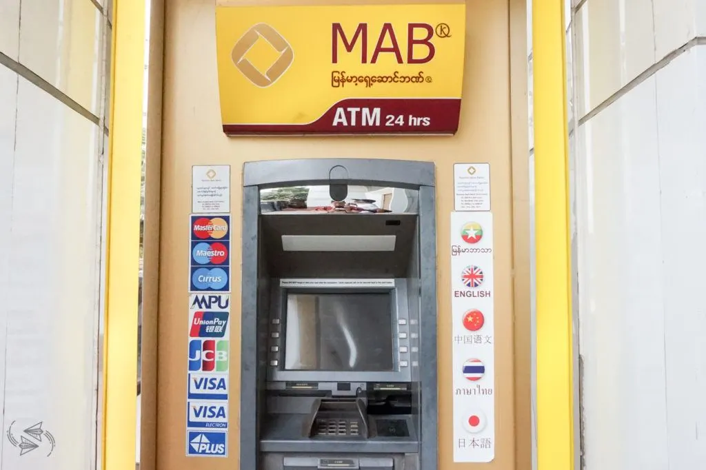 ATMs myanmar travel