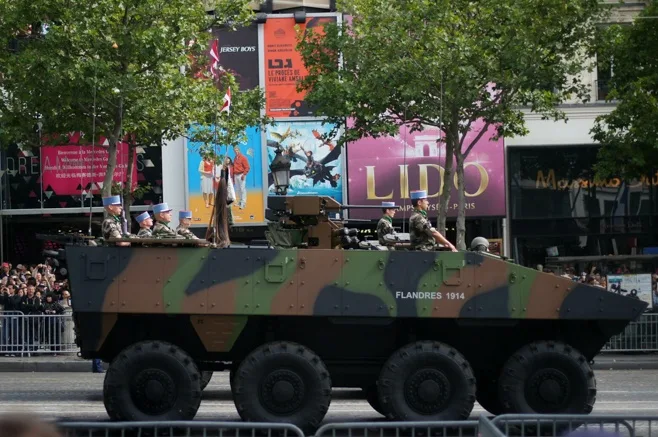 Bastille Day Military Parade on the Champs-Élysées, Paris, France
