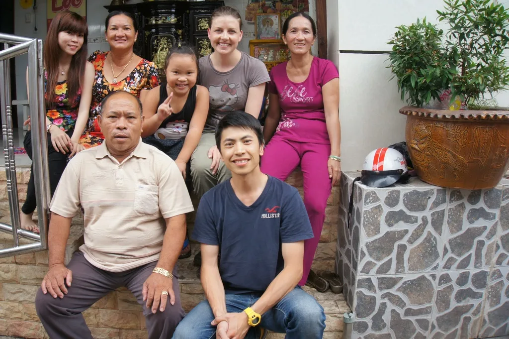 Vietnamese Family - Cai Be