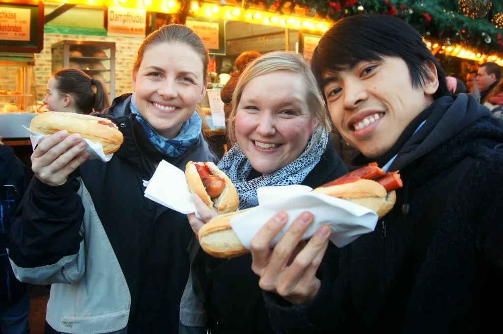At the Christmas markets with Katha - Stuttgart, Germany