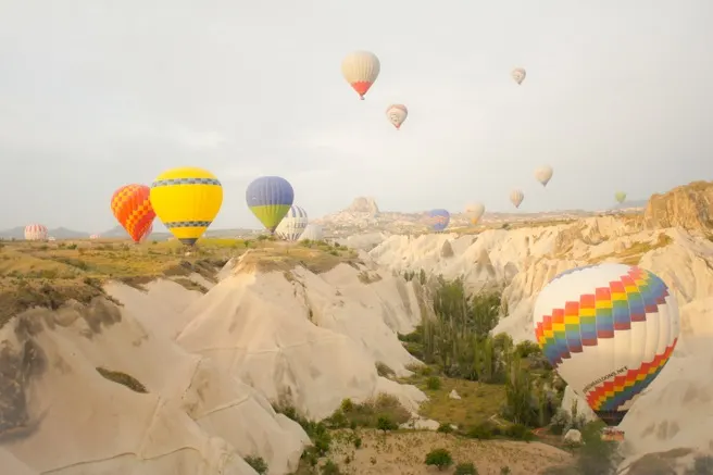 Hot air balloon ride, Cappadocia