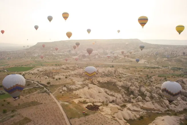 Hot air balloon ride, Cappadocia