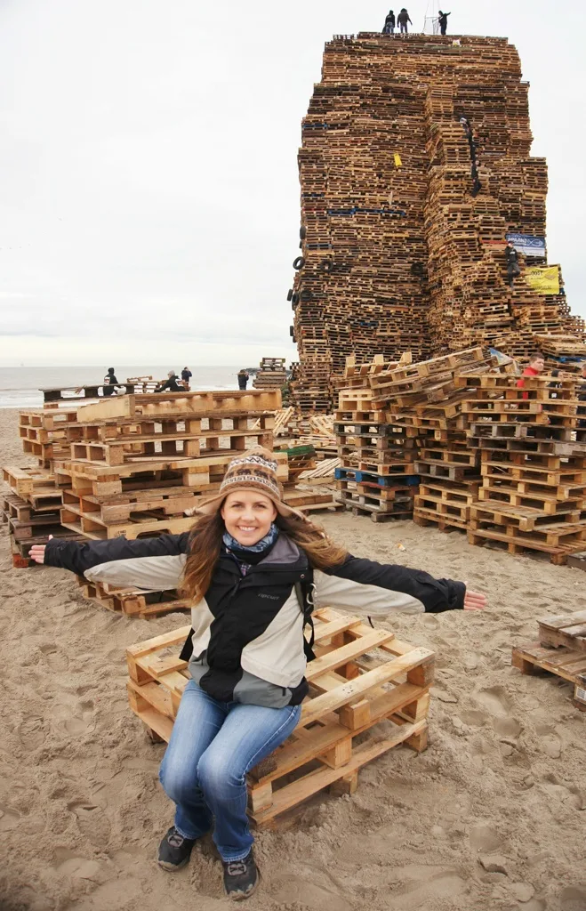 Duindorp New Year's Eve Bonfire, The Hague, Netherlands