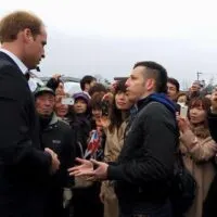 Prince William in Tohoku Japan