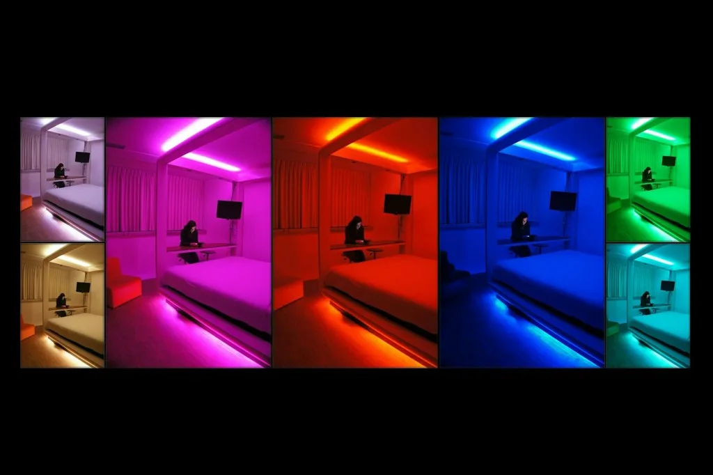 Qbic Hotel Amsterdam - Coloured Mood Lighting