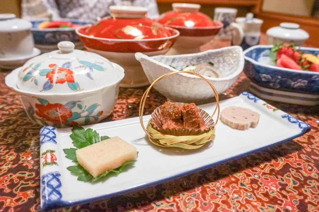 Ryokan Japan Food Dinner