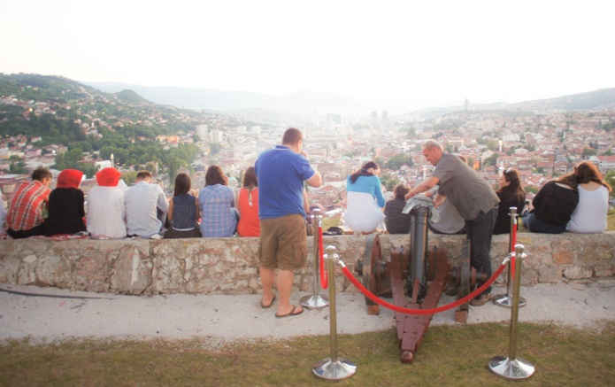 View from the Yellow Fort, Sarajevo