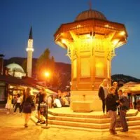 Sebilj Fountain, Bašcaršija Old Town, Sarajevo