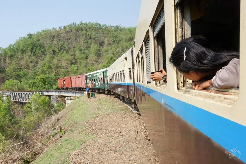 Slow Train from Thazi scenery