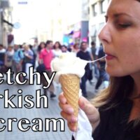 Stretchy Turkish Ice cream
