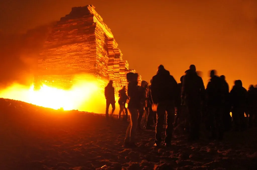 New Year Bonfire New Year Bonfire Scheveningen, The Hague