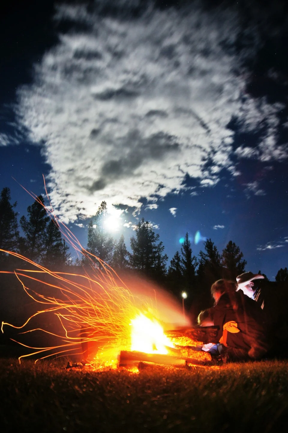 Mongolian camp fire