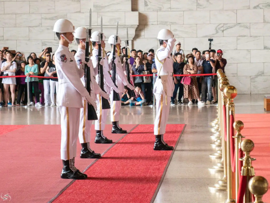 Changing of the Guards Chiang Kai-shek Memorial Hall Taipei