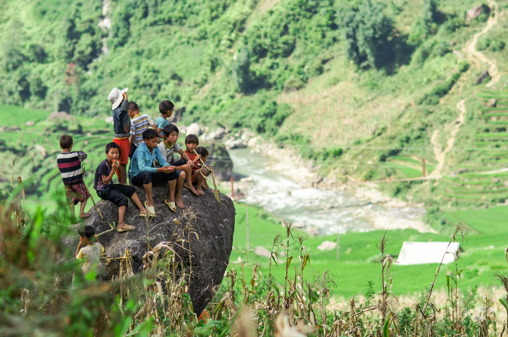 hiking in sapa