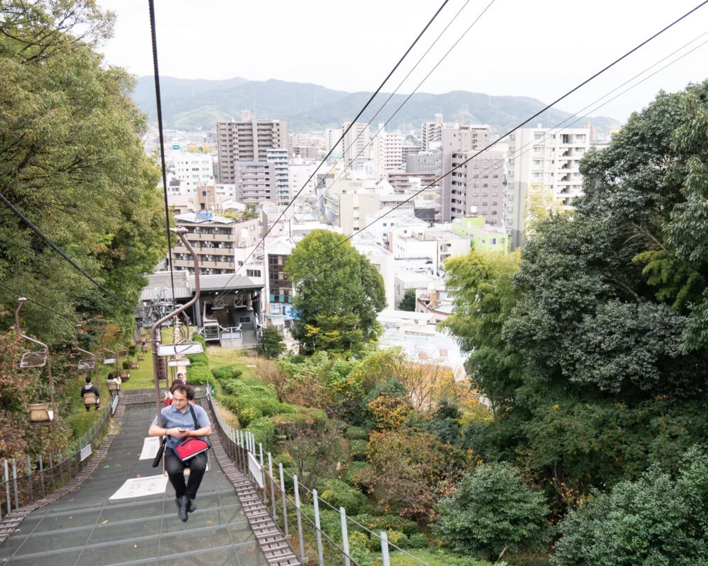 matsuyama castle chairlift