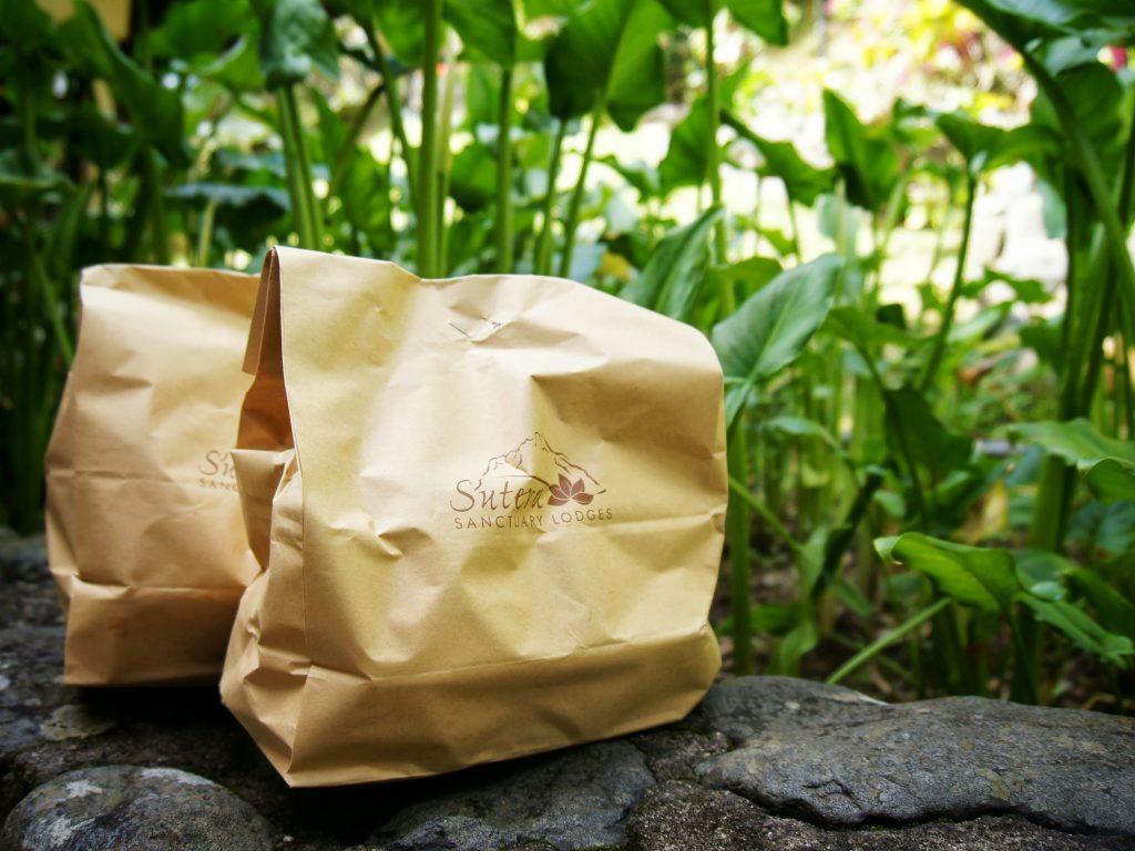 Packed lunch, Kinabalu mountain climb