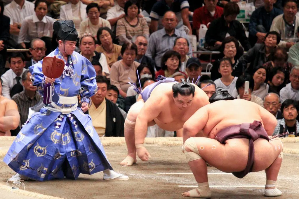 sumo tournament japan gyoji referee